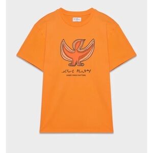 NWT Aritzia orange shirt day t shirt